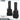 Obsidian black rifle case with molded shell, side carry handle, and latch hardware