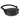 Gray heather waist pack with front zipper pocket and black webbing strap