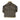 Back view shearling-collar leather bomber jacket, dark brown with center back seam