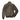 Brown lambskin jacket back view with ribbed waistband and ribbed cuffs