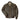 Brown lambskin bomber jacket with stand collar, zip front, and two front pockets