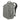 25L tactical backpack, gray fabric, front MOLLE straps and padded shoulder harness