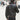 Men's A-2 pilot leather jacket, dark, back view, rib knit waistband and cuffs