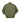 Olive field jacket back view with rib-knit hem and full sleeves