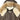 Brown hooded sheepskin jacket close-up of faux-fur hood trim and inner lining