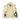 Hooded sheepskin jacket with cream shearling lining and black pocket straps