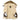 Women’s hooded bomber jacket interior with cream shearling and tan suede hood trim