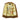 Brown jacket lining with gold satin map print and small brand label