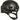 Tactical MICH 2000 helmet with rail mount, black shell and chin strap