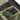 Leather jacket lining detail with camouflage fabric and black webbing pockets