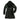 Black shearling leather trench coat with shearling collar, double-breasted belt