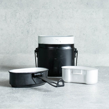Like New Swiss Military Aluminum Mess Kit