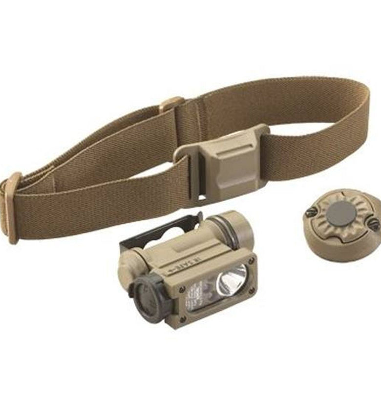 Streamlight Sidewinder Compact II C4 LED Flashlight Military Model With Helmet Mount & Headstrap