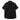 Black short-sleeve button-up tactical shirt with two chest pockets and utility seams
