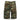 BDU camo cargo shorts with button front and side utility pockets