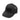 Black tactical baseball cap with mesh sides and black hook-and-loop patch front.