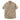 Khaki short-sleeve button-up tactical shirt with two chest pockets and utility seams
