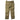 Ripstop tactical pants in olive green, back view with cargo pockets and adjustable waist