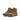Terra brown 6-inch lace-up nubuck boot with padded collar and rubber toe guard