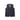 Dark navy sleeveless interior liner with gray quilted panel and center zipper.