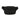 Black fanny pack with wide belt strap and front zipper pocket.