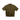Olive drab utility overshirt back view with short sleeves and visible panel seams.