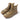 Coyote brown mid-cut tactical boots with side zipper and lace-up closure
