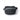 Black zipper pouch with front pocket, top zip, and adjustable belt strap