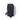 Black MOLLE single pouch with front flap and hook-and-loop closure, webbing attachment tab
