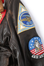 Cockpit USA Movie Hero Top Gun Navy G-1 Leather Jacket