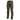 Dark olive tactical cargo pants with button fly and side utility pockets