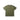 Olive drab utility tee back view, crew neck