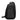 Black 6.5L sling backpack with front panel pocket and webbing straps