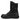 Black hot-weather steel-toe lace-up boot with padded collar and textured sole