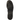 Black steel-toe boot outsole with deep traction tread pattern