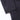 Dark blue long wool coat, lower front seam and hem close-up
