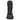 Black lace-up combat boot viewed from the front with padded ankle collar
