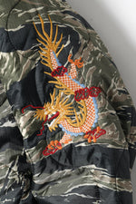 Houston Nylon Vietnam Tiger Quilted Jacket