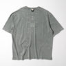 Grey graphic flight instruments T-shirt back, diagram-style print across upper back