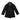 Dark peacoat with notch lapels and double-breasted button front, long sleeves