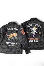 Houston Nylon Vietnam Tiger Quilted Jacket