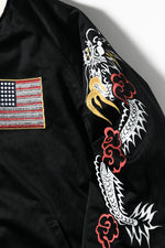 Houston Velveteen National Flag Souvenir Jacket