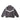 Dark grey army jacket with white chevron stripe on back