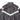 Dark grey army jacket with white chevron yoke and black trim