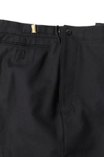 Like New German Blue Navy Gabardine Flap Pants