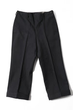 Used German Blue Navy Gabardine Flap Pants