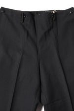 Like New German Blue Navy Gabardine Flap Pants