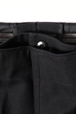 Used German Blue Navy Gabardine Flap Pants