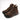 Brown 6-inch nubuck lace-up boots with padded collar, metal eyelets, and rugged sole