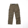 Ranger green tactical combat pants with cargo pockets, belt loops, and button-zip closure